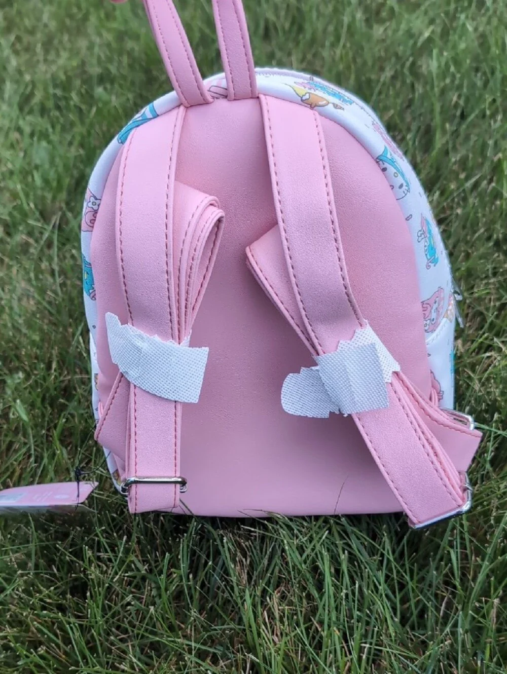 Loungefly Kids Cupcake Characters Mini Backpack - White, Pink, Yellow, Blue